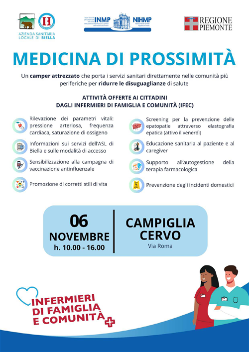 Medicina di prossimità ASL di Biella